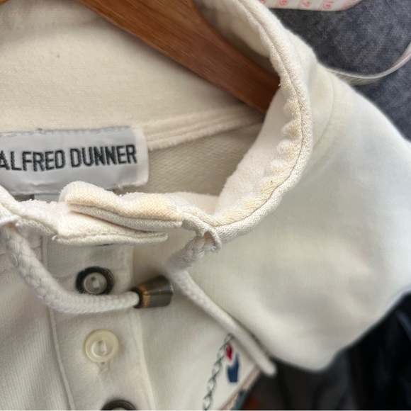 Vintage Alfred Dunner Mock Neck Button Up Collar Christmas Sweatshirt S - Picture 12 of 12